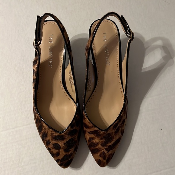 NWT in box The Limited Manana Leopard 8 1/2 M - Picture 5 of 13